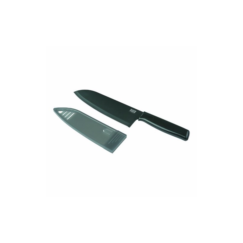 Kuhn Rikon COLORI Chef’s Knife with Safety Sheath, 6 inch/15.24