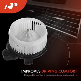 A-Premium HVAC Heater Blower Motor and Resistor Assembly Compatible with Toyota Vehicles - Avalon 2005 - Front Side, 2-PC Set, Replace# 871030E040, 8710360400