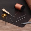 9pcs Leather Sewing Awl Kit Including 45m Waxed Thread and