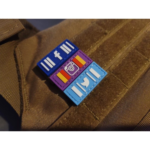 pvc tactical morale SM Combat patch set