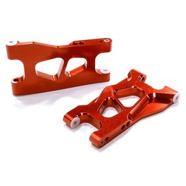 Integy RC Model C26513RED Billet Machined Lower Suspension Arms for Traxxas LaTrax Teton 1/18 Monster Truck