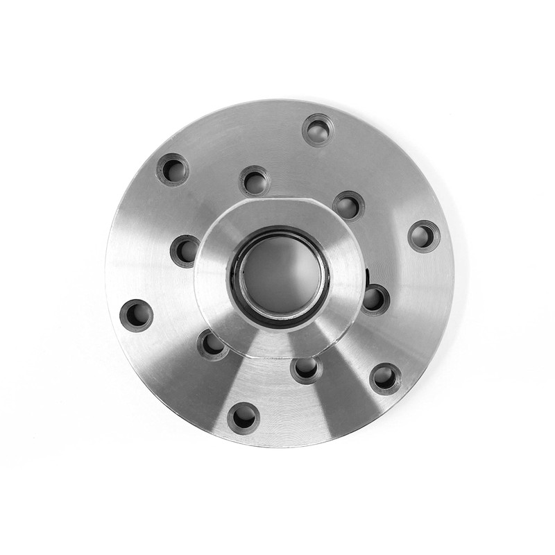 RGWOOD 4" Steel Wood Lathe Face Plate, 1" x 8tpi