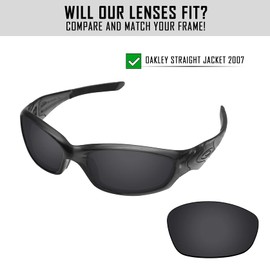 TRUSHELL 16+ Choices Lens Replacement for OAKLEY Straight Jacket 2007 Sunglass Earth Brown - Polarized