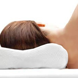 Dormabell Neck Support Pillow Cover White for Cervical Pillow NB1 - NB3, Size: Small