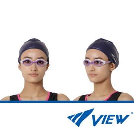 View AILE V240SA LV Swimming Goggles, Racing Goggles, Cushioned, For Ages 10 - Adults, WA Approved Model, Fitness, Anti-Fog Function, Equipped with SWIPE