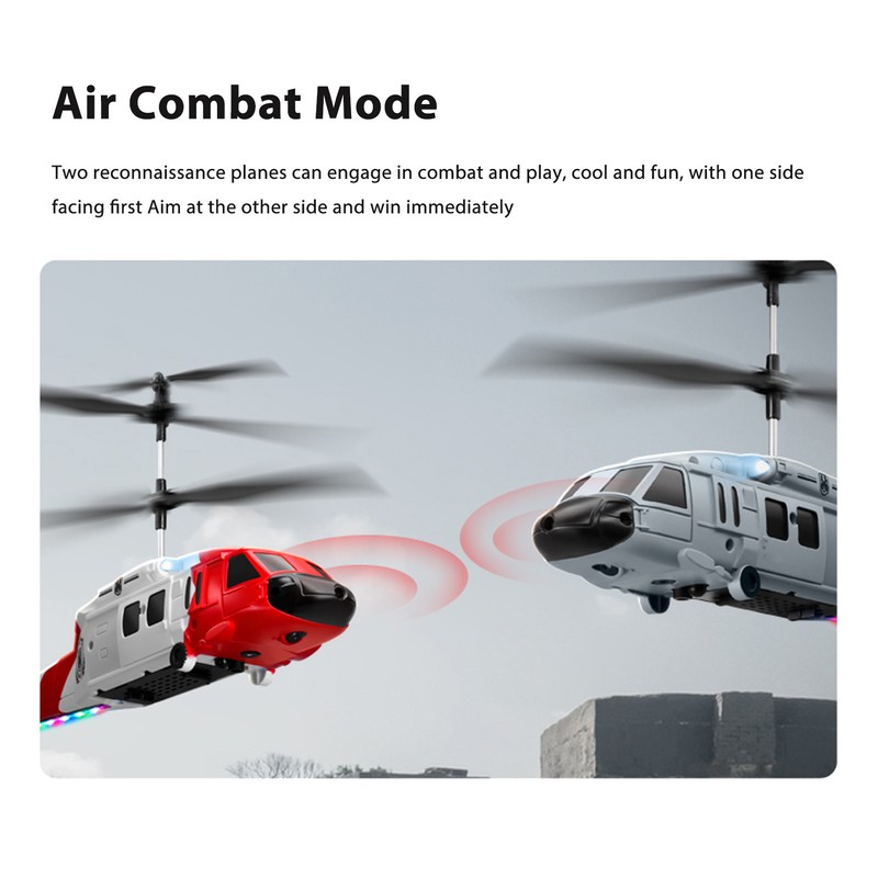 RC Helicopter Intelligent Obstacle Avoidance Gesture Sensing HD Dual Camera