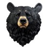 Ebros Large Olympic Black Bear Head Wall Decor Plaque 16"Tall
