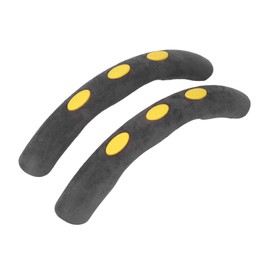 Steering Wheel Cover Car Suede Steering Wheel Protector Replacement for Ford Fiesta Mondeo Black
