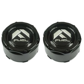 Gloss Black Wheel Center Cap for Fuel 1003-49 2PCS