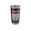 Checkers Board Game Classic - Strategy Checkers Stainless Steel Insulated