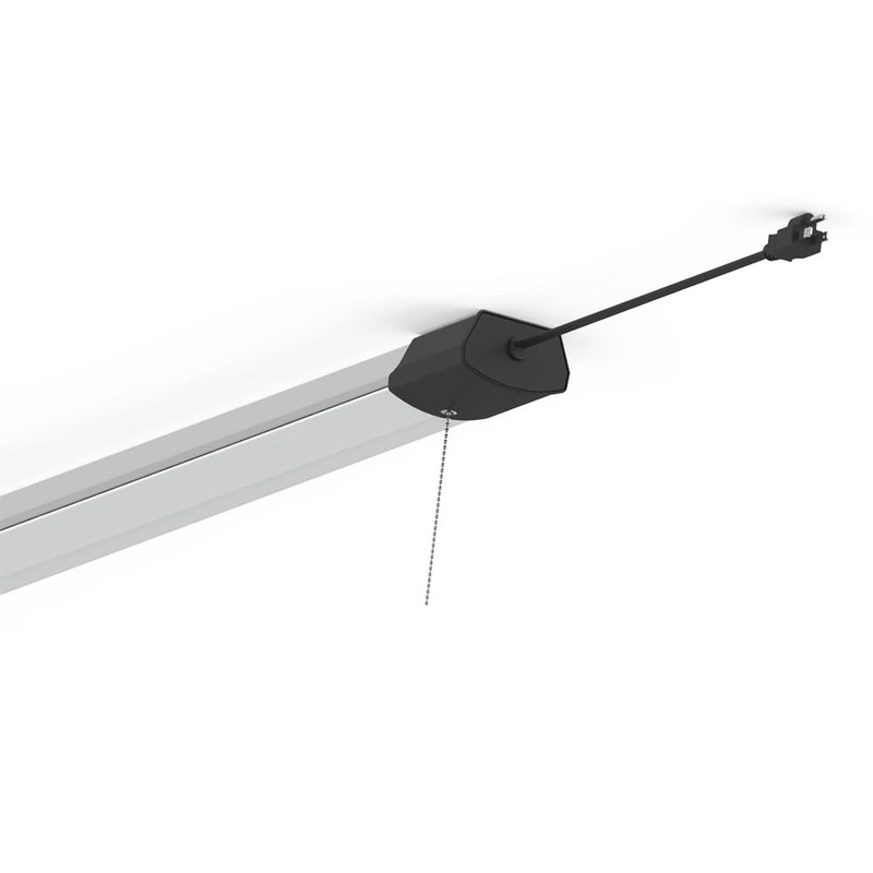 Metalux SHP 4 ft. 96-Watt Equivalent, Integrated LED, White Shop