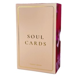 Tarot Cards, 78 Cards, Weighted Edition, Tarot Divination, Soul Cards, Blush Pink, Soul Cards BLUSH PINK, Includes Japanese Instruction Manual (English Language Not Guaranteed)