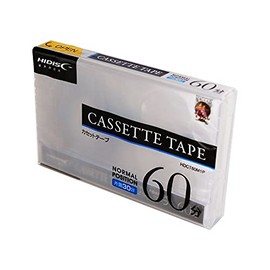 HIDISC Music Cassette Tape, Normal Position, 60 Minutes, 1 Roll