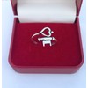 Heart Key Love Promise Ring New Sterling Silver Key To