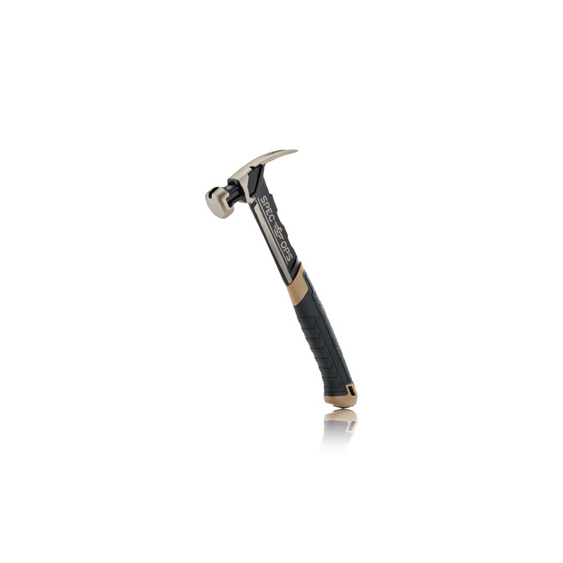 Spec Ops Tools Steel Hammer, 16 oz, Rip Claw, Smooth