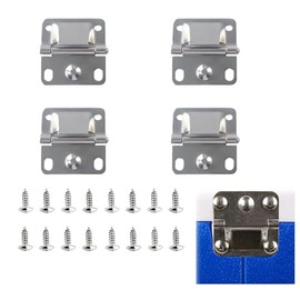 Cooler Stainless Steel Hinges,Hinges kit for Colemans Coolers 5226, 5227B, 5278 and MoreCoolers Hinges with 16 Screws,Compatible with Coleman Coolers 5253 6262 6270 (4pcs)