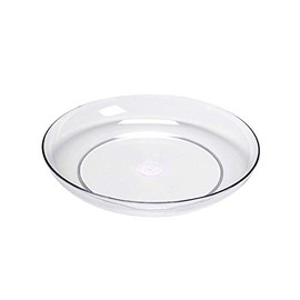 Oasis Lomey Dish - Designer Dinner Plates for Events - Weddings, and House Parties - Clear - 9 inches - Set of 12