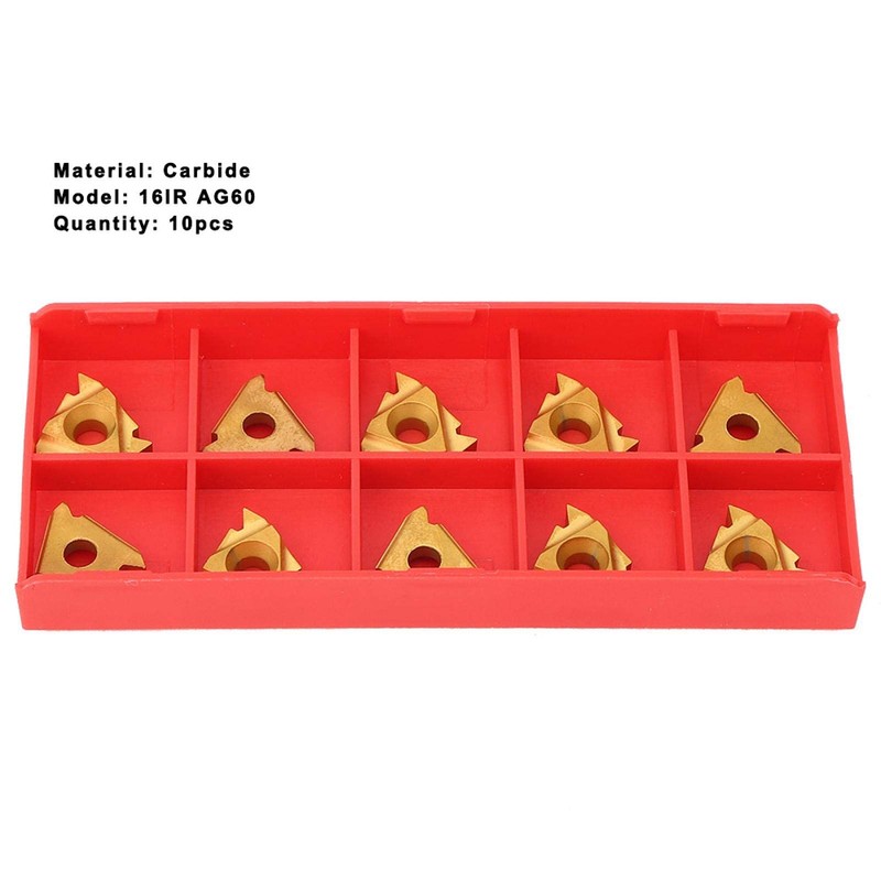 Reliable Carbide Inserts 16IR AG60 Carbide Insert Reversible CNC Lathe