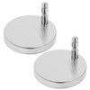Housoutil 2 Sets Toilet Seat Hinge Toilet Seat Screw Hinges
