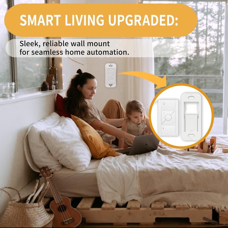 5Pcs Remote Wallplate Bracket, Compatible with Lutron Wireless Pico Remote