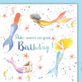 Mermaid Birthday Card