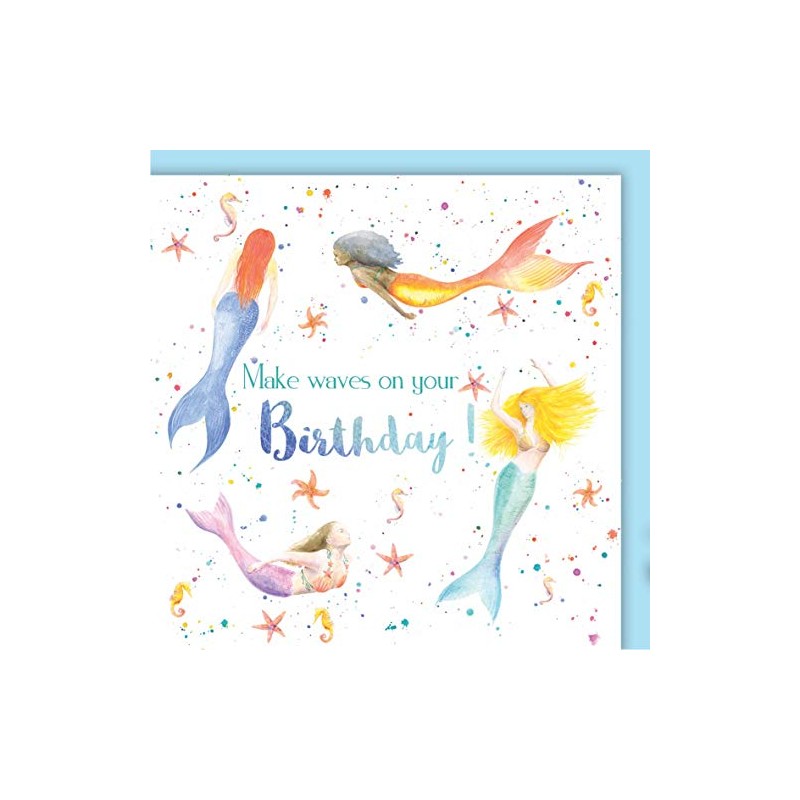 Mermaid Birthday Card