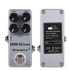 MOSKYAudio MM Silver Electric Guitar Overdrive Effect Pedal Full Metal