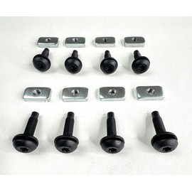 2007 to 2019 Jeep Wrangler JK Hard Top Torx Screw & Nut Kit / 8 Torx Screws & 8 Nuts