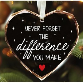 Retirement Gift for Women Men Coworkers - Retired Keepsake Ornament with Gift Box - Teacher Nurse Employee Appreciation Gifts Boss Farewell Present, Christmas Party Decoration