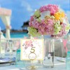 Table Number Holders, 25Pcs Place Card Holder for Tables, Menu