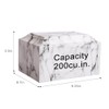 MAKEY'S White Classic Cultured Marble Cremation Urn for Human Ashes