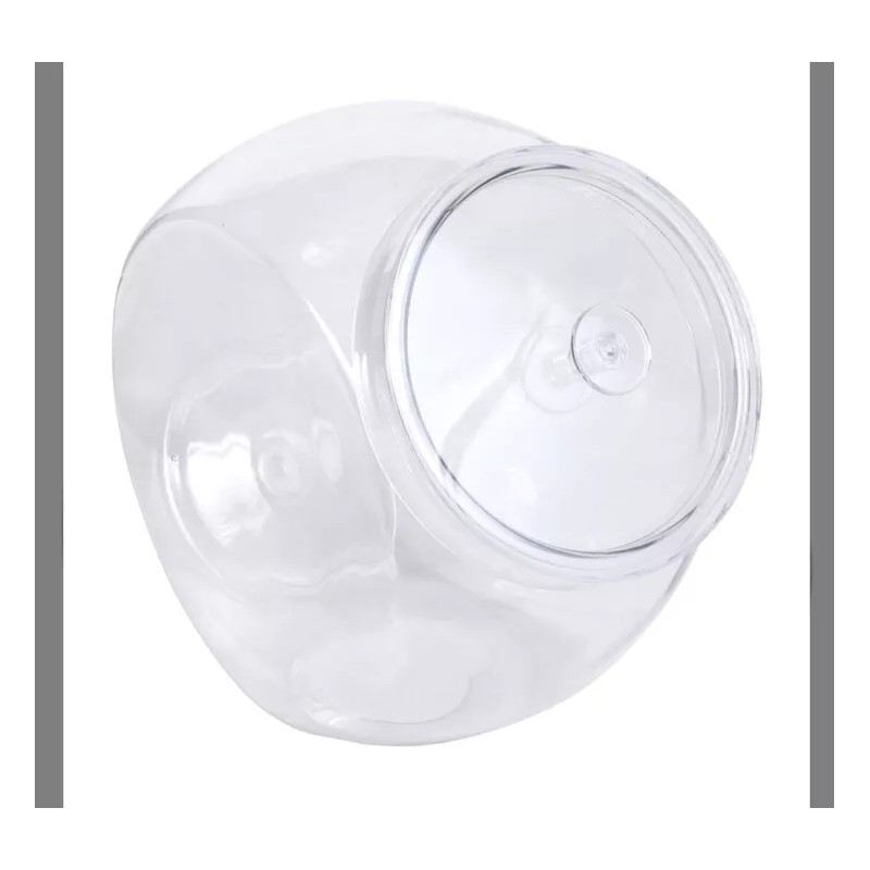 Caterer's Corner Medium Plastic Candy Cookie Fish Craft Jar with