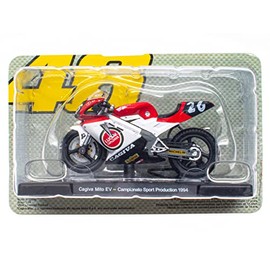 OPO 10 - The Doctor Valentino Rossi #46 1/18 Motorcycle Reproduction Compatible with Cagiva Mito EV - Campionato Sport Production 1994 - VR044