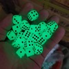 saijer Dice Set, 30 Pieces 16 mm Play Dice Glow
