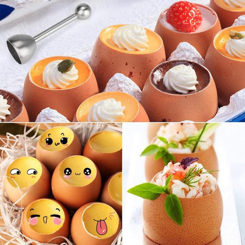 Yeenano Egg Opener, Stainless Steel Egg Cutter, Egg Cutter, Egg