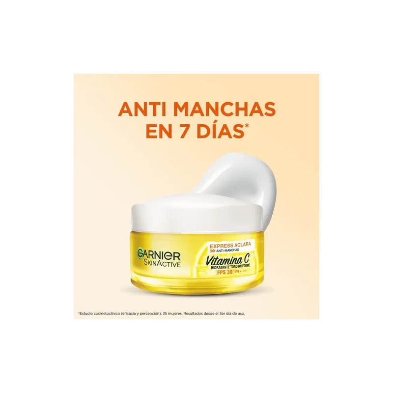 "Garnier Express Aclara crema vitamina C 50 ml"