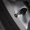 WRC 73249 Valve Caps, Aluminium, Black, Set of 5