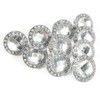 10pcs Clear Diamond Crystal Glass Wardrobe Knob Cupboard Drawer Door