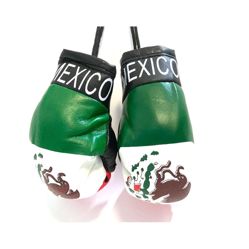 Mexico flag Boxing Glove Mexican flag decoration car accessories hanging