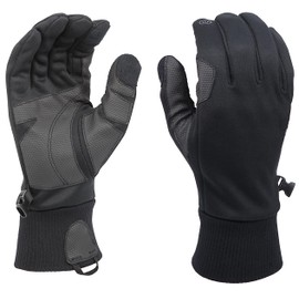 HWI Gear WTS100 Winter Touchscreen Utility Glove Cold Weather, Inner Fleece, Wind & Water-Resistant Flexible Lightweight, Black XL