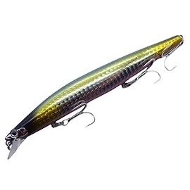 momolures Bass Lures Silent Minnow 140F 25g Silent Assassin Style sea fishing lure seabass (SILHOUETTE BLACK)