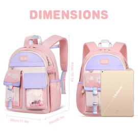Aucuu Kids Backpack-Pink Small-A
