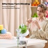 Caydo Yarn Winder, Electric Wool Winder for Crocheting Compact Portable