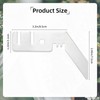 4 Pcs 3 Inch Double Crossbar Hanger,Wedding Hanger Heavy Duty