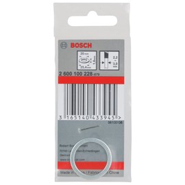 Bosch 2600100228 Reduction Ring for Circular Saw Blades, 25.4mm x 20mm x 1.8mm, Silver/White