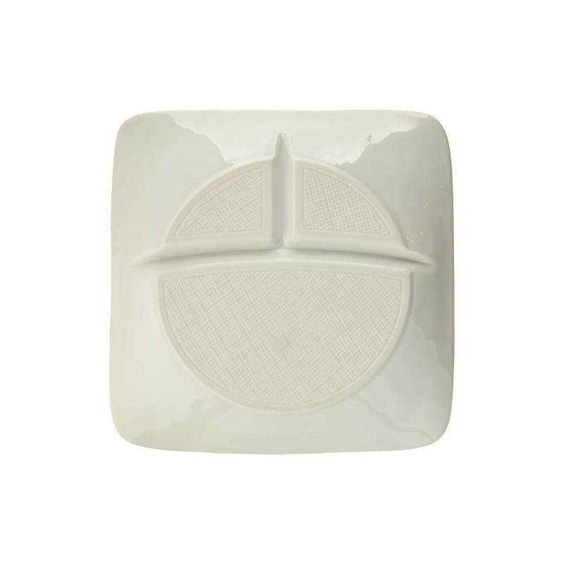 Mino Ware Square Lunch Plate Clover 131470