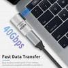 Duttek Right Angle USB C Adapter (Pack of 2) USB