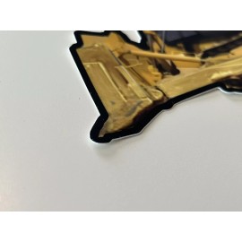 Killdozer Bumper Sticker Marvin Heemeyer Granby CO Tread Komatsu D355A Bulldozer