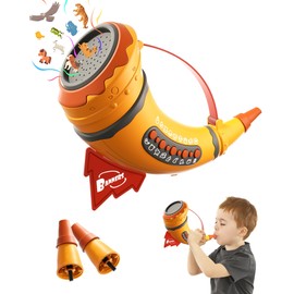 Animal Caller, Realistic Animal Sounds Toy for Children, Toddlers, Horn with 2 Modes, 30 Effects and 5-Level Lighting Display, Preschool Educational for Boys Girls from 3 Years