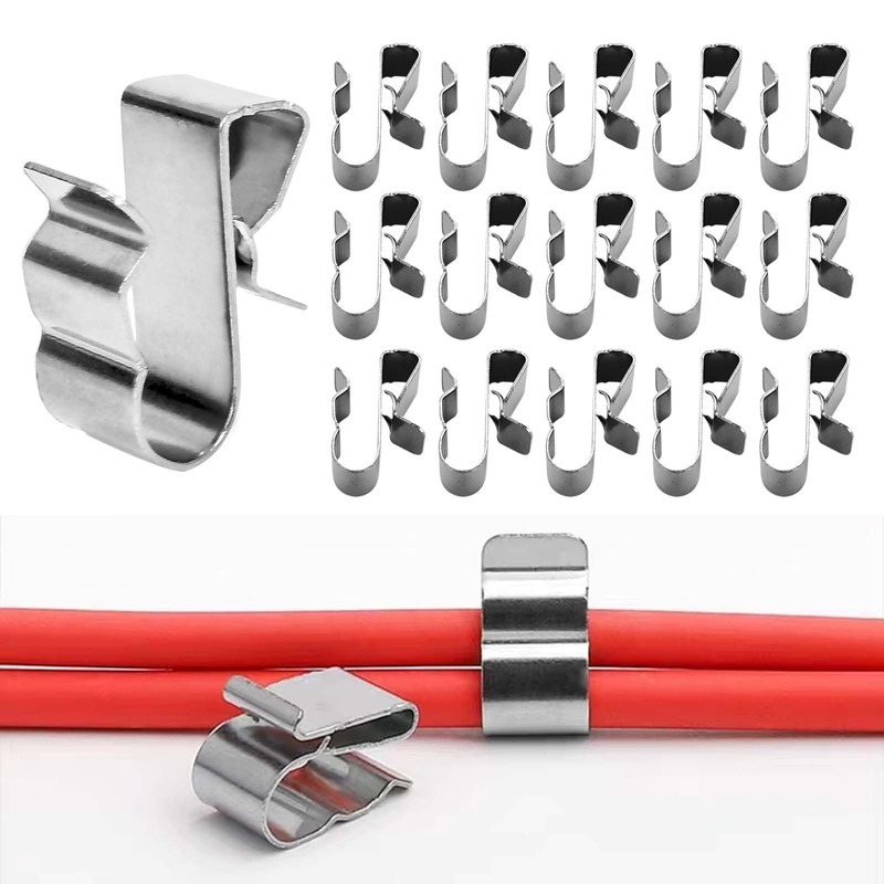 Cable Clips Outdoor Solar Panel Cable Clips 50pcs Wire Clips